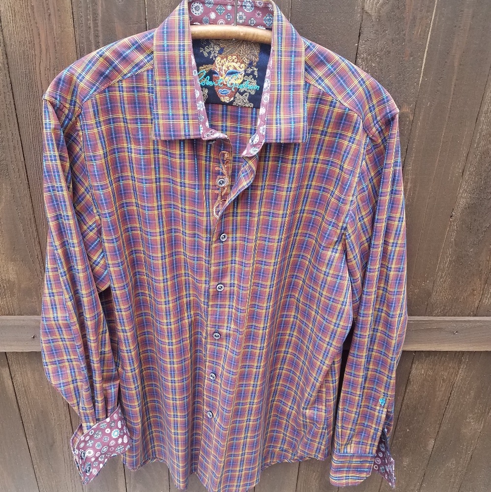 Men's button-down dress shirt